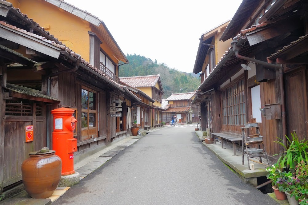 レトロに誰もいない石見銀山そばの大森地区 日々物見遊山